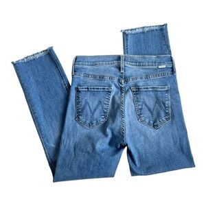 MOTHER Mid-Rise Dazzler Ankle Jeans